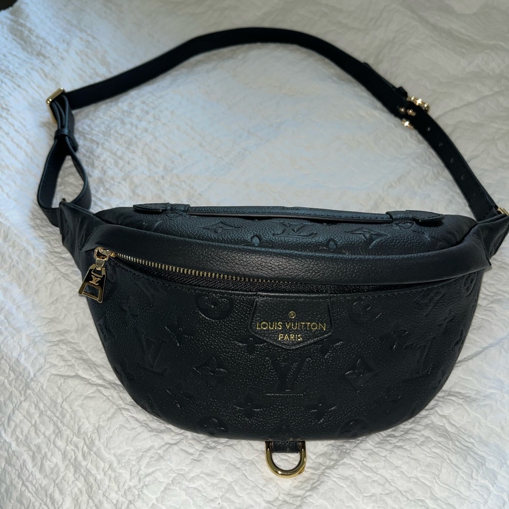 Louis Vuitton Black Monogram Empreinte Crossbody Bumbag